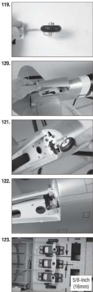 Hangar 9 P47D Thunderbolt 20cc - MONTAGE DER SPORNRADBAUGRUPPE - 1