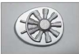 Hangar 9 P47D Thunderbolt 20cc - → Trim the Radial Engine, GAS ONLY. - 3