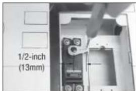 Hangar 9 P47D Thunderbolt 20cc - FLAP SERVO INSTALLATION - 9