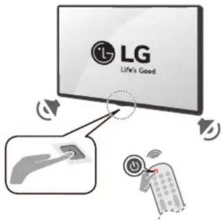 LG OLED77B3PUA - Turning on the TV - 1