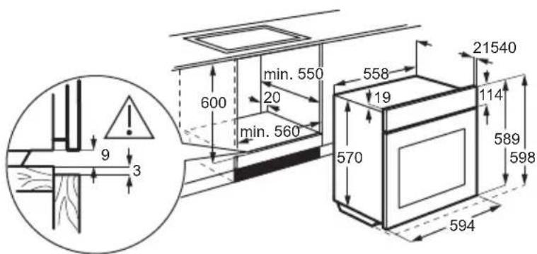 ZANUSSI ZOHNQ3K2 - Encastrement - 1