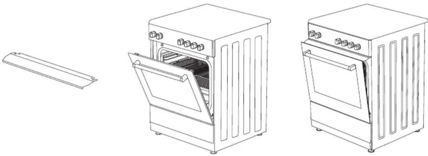Infiniton CC54HXE - Utilisation De La Feuille De Déflecteur De Grill \* - 1
