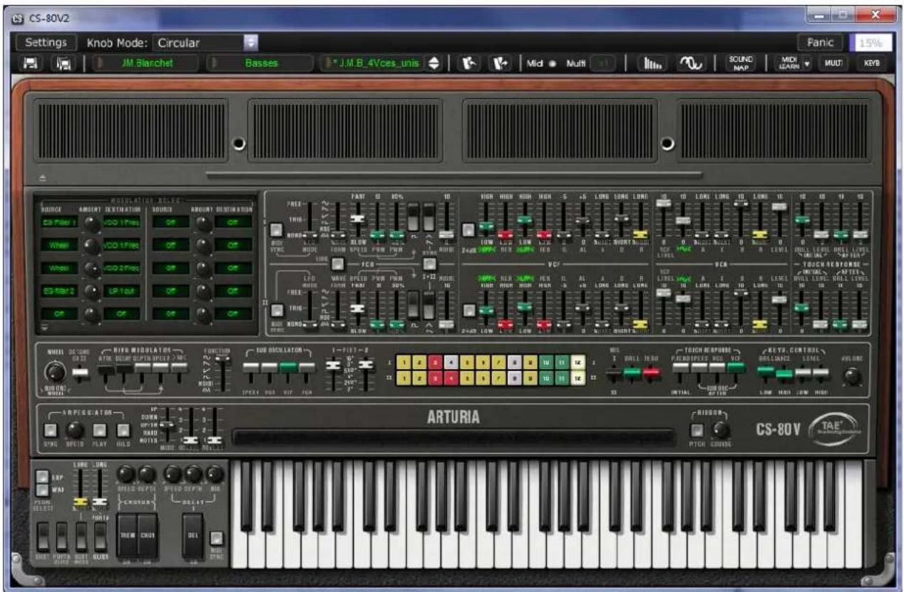 Arturia CS80 V2 - LES MODES DE JEU - 1