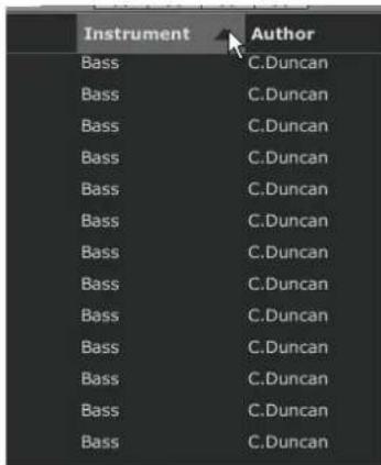 Arturia CS80 V2 - L'interface liste de presets LIST - 3