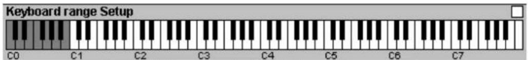 Arturia CS80 V2 - Réglage des zones clavier - 2