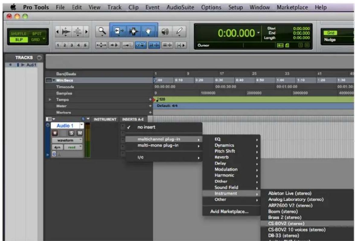 Arturia CS80 V2 - Ouverture du plug-in - 2
