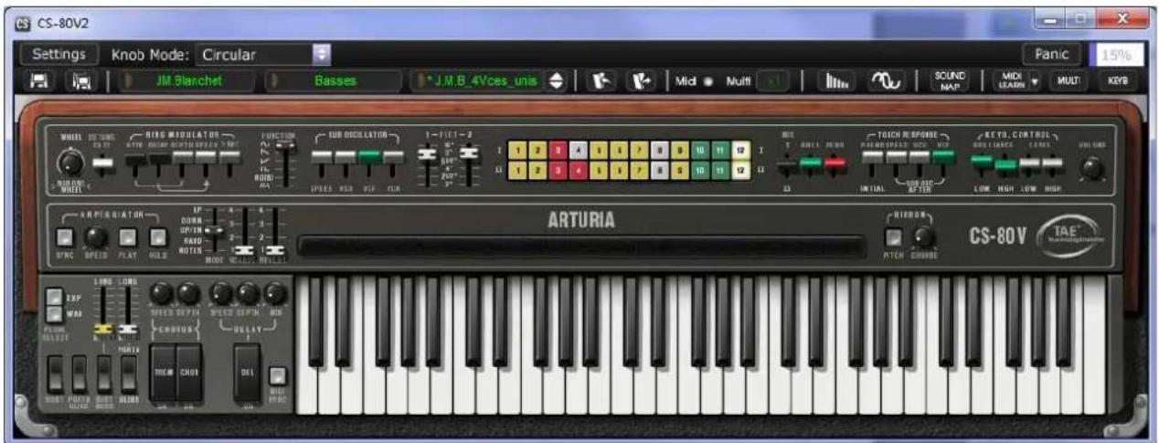 Arturia CS80 V2 - LES MODES DE JEU - 4