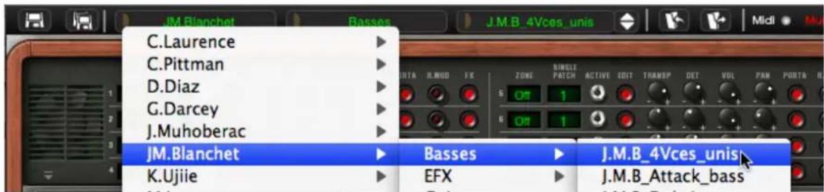 Arturia CS80 V2 - UTILISATION DES PRESETS - 1