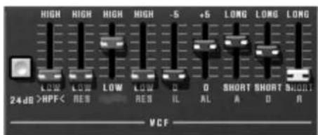 Arturia CS80 V2 - Le filtre ou VCF - 2