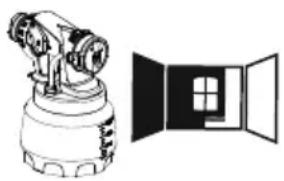 WAGNER W 600 FLEXIO 18V - Instelling van de gewenste spuitstraalvorm (Wall Extra I-Spray spuitopzet) - 1