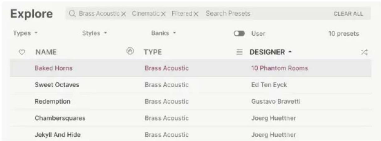 Arturia Augmented BRASS - Effacer des tags - 1