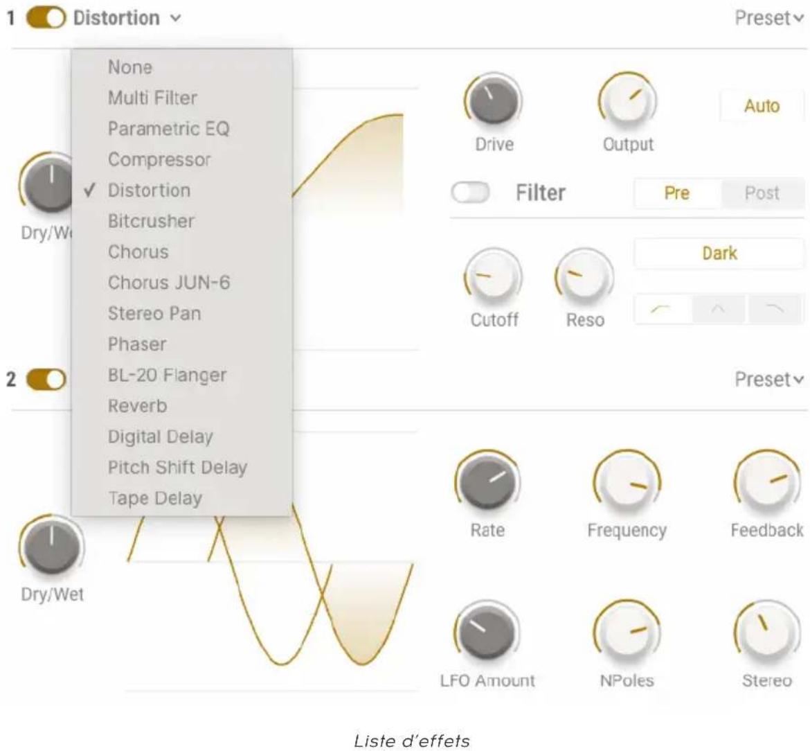 Arturia Augmented BRASS - Effets de Layer - 1
