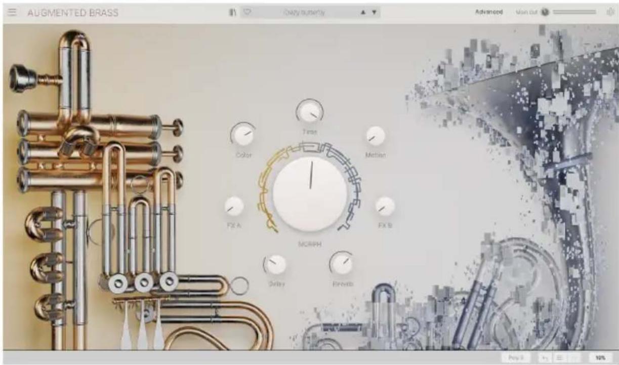 Arturia Augmented BRASS - PANNEAU PRINCIPAL ET FONCTIONNALITÉS - 1