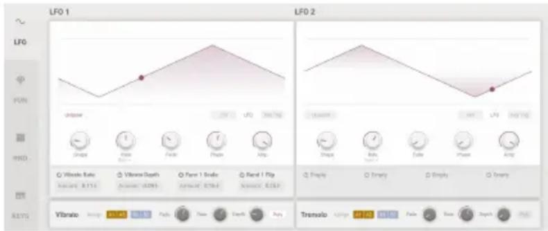 Arturia Augmented BRASS - Les LFO - 1