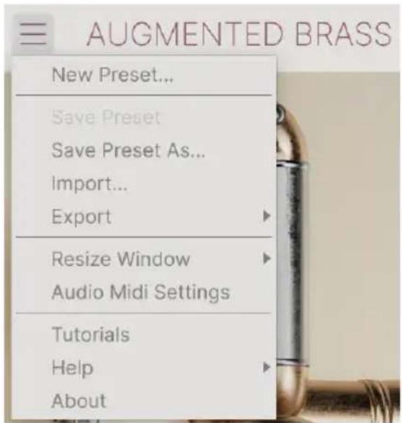 Arturia Augmented BRASS - Audio MIDI Settings - 1