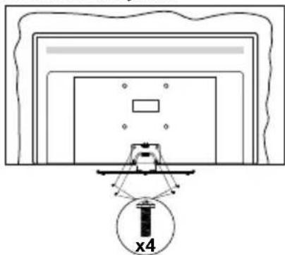 PANASONIC TX24MS480E - Montaje del pedestal - 3