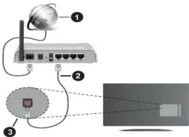 PANASONIC TX24MS480E - Bedrade verbinding - 1