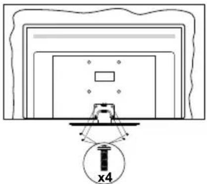 PANASONIC TX24MS480E - Het voetstuk assembleren - 3