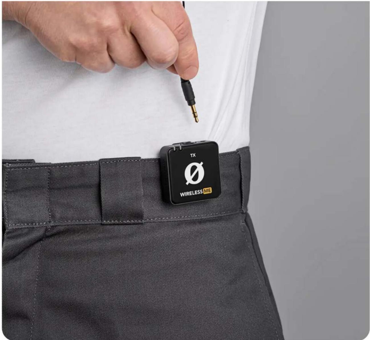 Røde Wireless ME - Connecting an External Microphone - 1