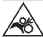 GYS Multiweld 180MC - VERLETZUNGRISIKO DURCH BEWEGLICHE TEILE - 1