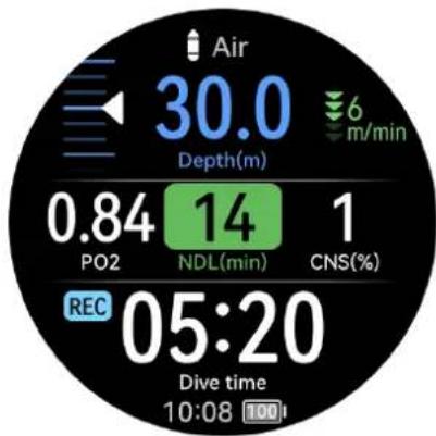 HUAWEI WATCH Ultimate - Démarrage d'une plongée - 1
