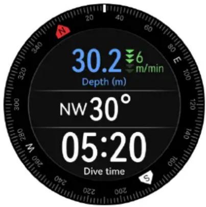 HUAWEI WATCH Ultimate - Démarrage d'une plongée - 7