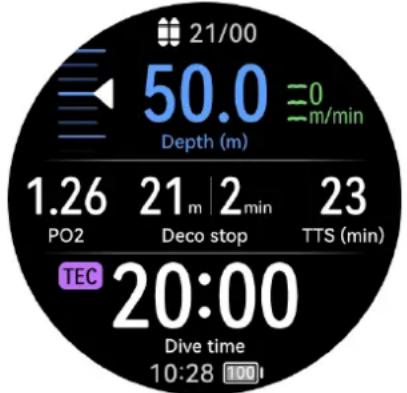 HUAWEI WATCH Ultimate - Temps au fond - 1