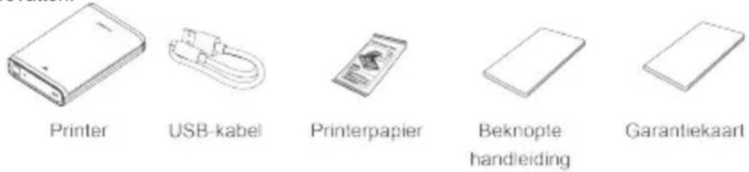 HUAWEI Pocket Photo Printer - Inhoud van de verpakking - 1