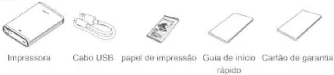 HUAWEI Pocket Photo Printer - Conteúdo da embalagem - 1