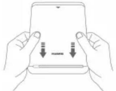 HUAWEI Pocket Photo Printer - Inserimento della carta nella stampante - 1