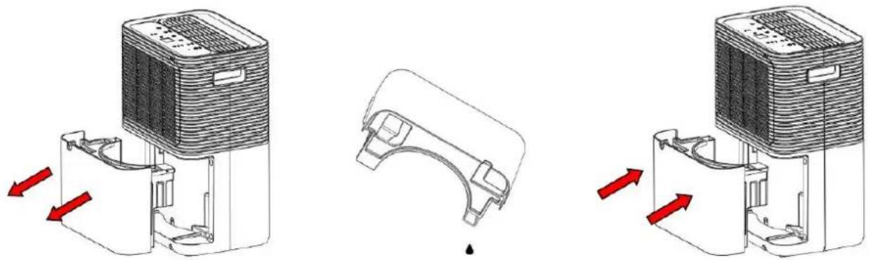Emerio DH128152 - Den Wassertank entleeren. - 1