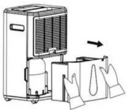 Emerio DH129238.1 - Den Wassertank entleeren. - 1
