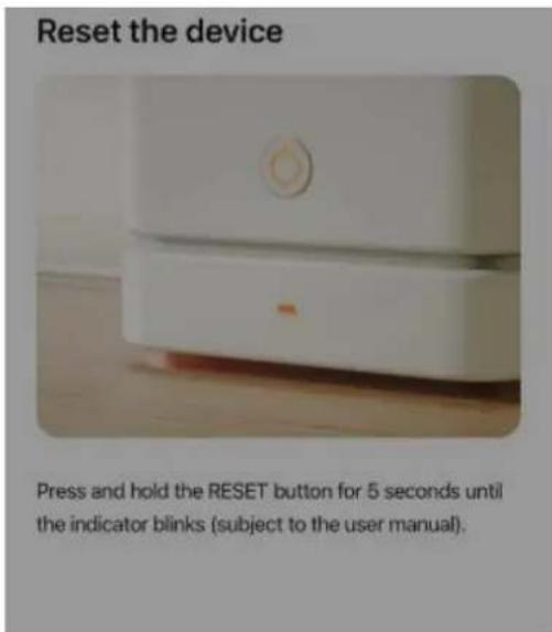 Emerio DH129238.1 - Reset the device - 3