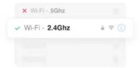 Emerio DH129238.1 - Select 2.4 GHz Wi-Fi Network and enter password. - 1
