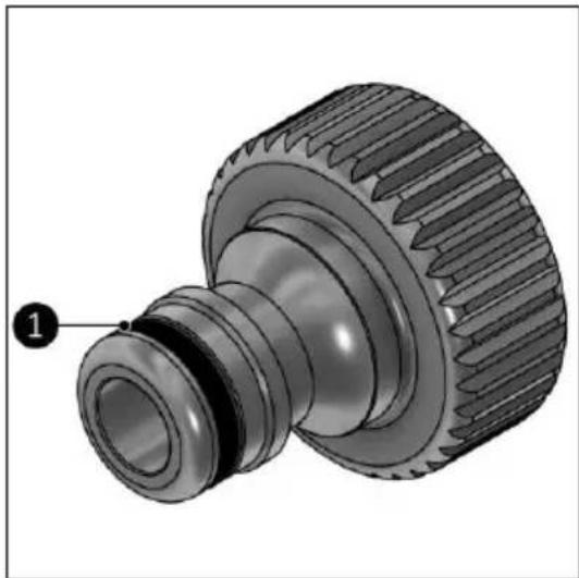 Eurom Force 1401 - Vaseline sur les joints toriques - 3