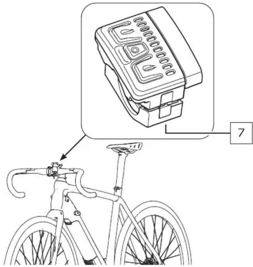 TREK Madone SLR Gen 6 - DETAILED VIEW &amp; PART DESIGNATIONS: REMOTE b - 3