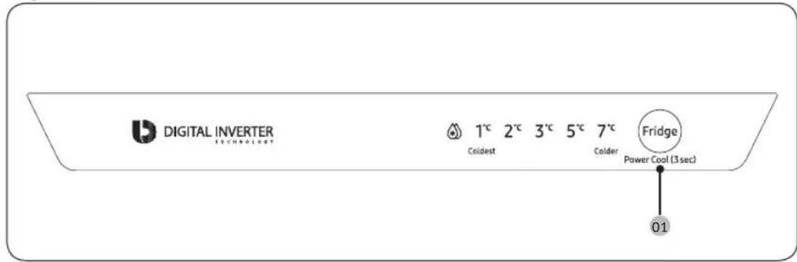 SAMSUNG RB37N4020S8 - Painel de funções - 1