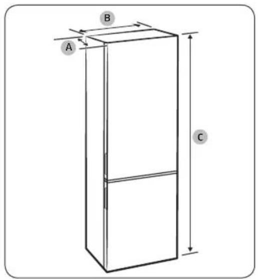 SAMSUNG RB37N4020S8 - Dégagement - 1