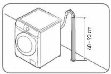 SAMSUNG WW9XT654ALH - SCHRITT 5 Abwasserschlauch anschlieBen - 2