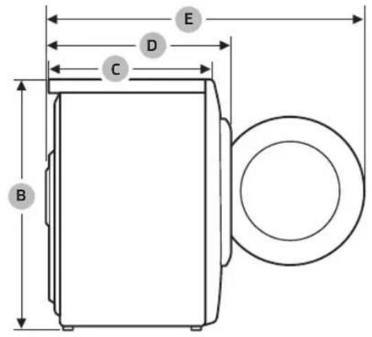 SAMSUNG WW9XT654ALH - Fiche de caractéristiques techniques - 2