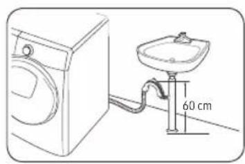 SAMSUNG WW9XT654ALH - SCHRITT 5 Abwasserschlauch anschlieBen - 3