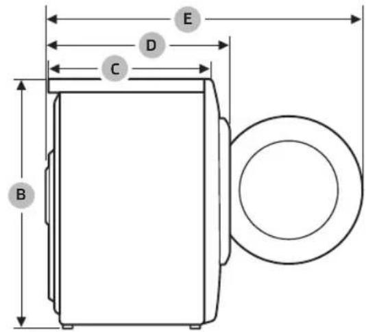 SAMSUNG WW9XT654ALH - Specificatieblad - 2