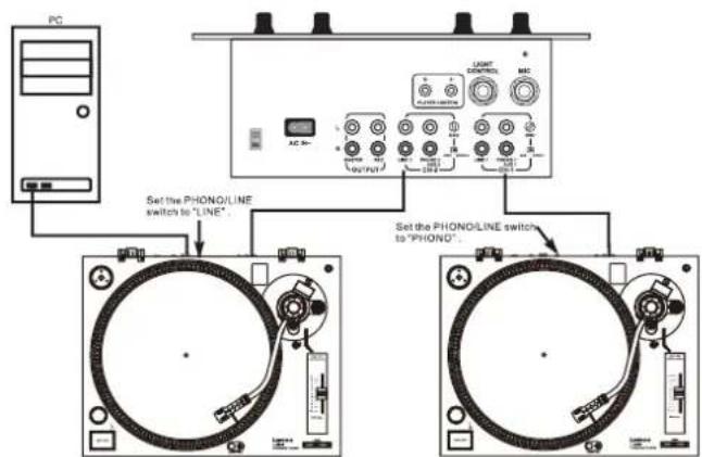 LENCO L3828 - CONNECTION - 1