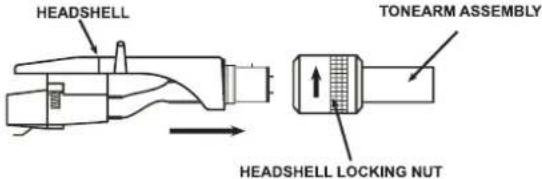 LENCO L3828 - HEADSHELL: - 1