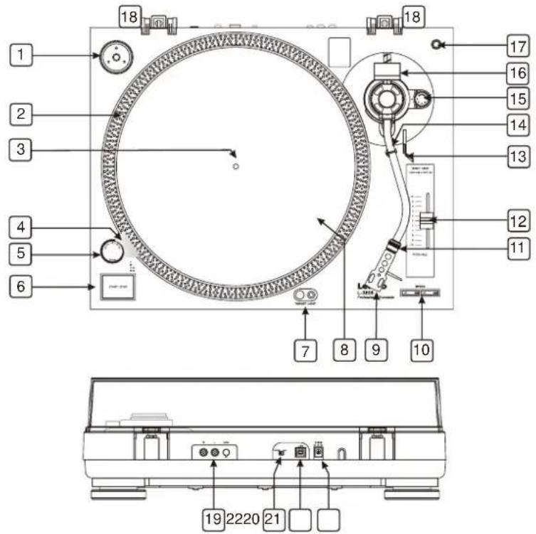 LENCO L3828 - Control de modulación - 1