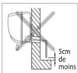 SAMSUNG AQ12UWQX - Installation et raccordement du tuyau d'évacuation de l'unité intérieure - 5