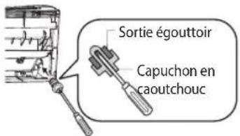 SAMSUNG AQ12UWQX - Changement de direction du tuyau d'évacuation - 4