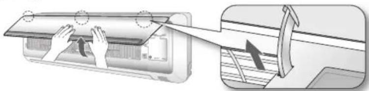 SAMSUNG AQ12UWQX - Ouverture du panneau - 1