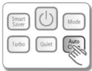 SAMSUNG AQ12UWQX - Utilisation de la fonction Auto clean - 1