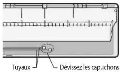 SAMSUNG AQ12UWQX - Dévissez les capuchons à l'extrémité de chaque tuyau. - 3